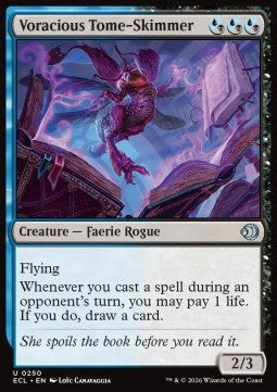 Voracious Tome-Skimmer - Lorwyn Eclipsed (Uncommon) [ECL-250] Imagen principal del producto