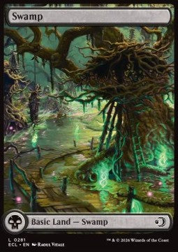 Swamp (V.3) - Lorwyn Eclipsed (Land) [ECL-281] Imagen principal del producto