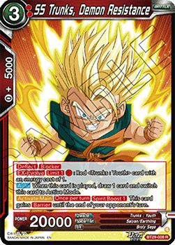 SS Trunks, Demon Resistance - Fearsome Rivals (Rare) [BT29-008]