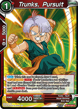 Trunks, Pursuit - Fearsome Rivals (Common) [BT29-009] Hauptbild