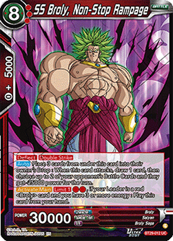 SS Broly, Non-Stop Rampage (V.1 - Uncommon) - Fearsome Rivals (Uncommon) [BT29-012] Hoofdafbeelding