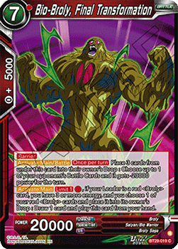 Bio-Broly, Final Transformation - Fearsome Rivals (Common) [BT29-019] Immagine principale del prodotto