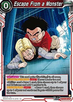 Escape From a Monster - Fearsome Rivals (Uncommon) [BT29-026] Image principale du produit