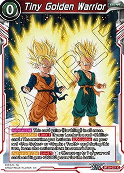 Tiny Golden Warrior - Fearsome Rivals (Common) [BT29-027] Hover Image