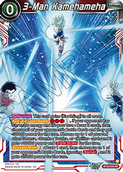 3-Man Kamehameha - Fearsome Rivals (Super Rare) [BT29-028] Imagen principal del producto