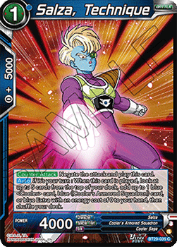 Salza, Technique - Fearsome Rivals (Common) [BT29-035] Image principale du produit