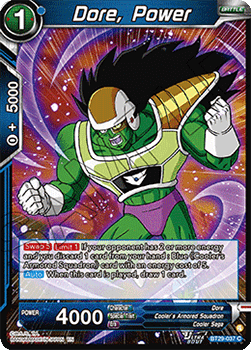 Dore, Power - Fearsome Rivals (Common) [BT29-037] Hoofdafbeelding
