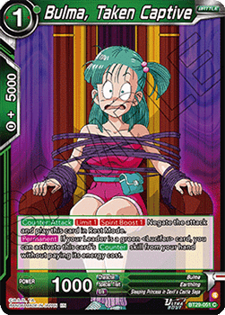 Bulma, Taken Captive - Fearsome Rivals (Common) [BT29-051] Image principale du produit