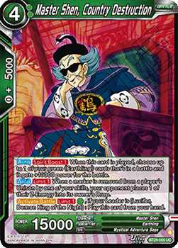 Master Shen, Country Destruction - Fearsome Rivals (Uncommon) [BT29-055] Image principale du produit