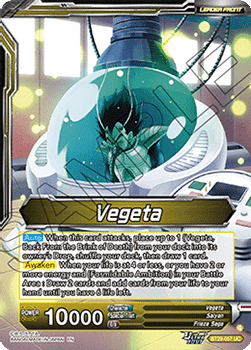 Vegeta // Vegeta, Warrior Race Pride (V.1 - Uncommon) - Fearsome Rivals (Uncommon) [BT29-057] Hoofdafbeelding