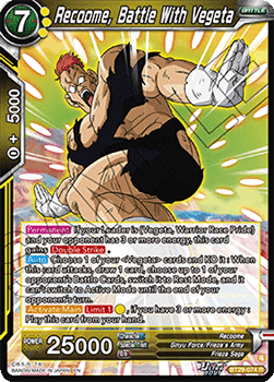 Recoome, Battle With Vegeta - Fearsome Rivals (Rare) [BT29-074] Hoofdafbeelding