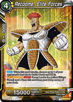 Recoome, Elite Forces - Fearsome Rivals (Common) [BT29-075] Hauptbild