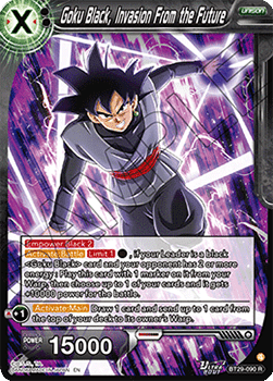 Goku Black, Invasion From the Future - Fearsome Rivals (Rare) [BT29-090] Hover Image