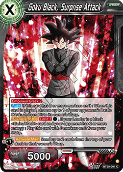 Goku Black, Surprise Attack - Fearsome Rivals (Common) [BT29-091] Immagine principale del prodotto