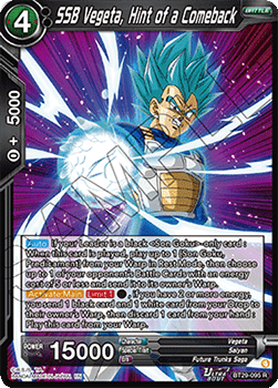 SSB Vegeta, Hint of a Comeback - Fearsome Rivals (Rare) [BT29-095] Imagen principal del producto