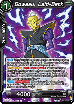 Gowasu, Laid-Back - Fearsome Rivals (Common) [BT29-102] Immagine principale del prodotto