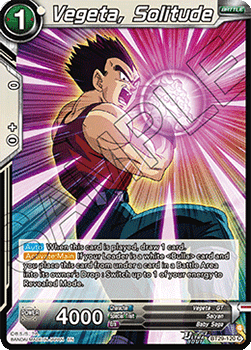 Vegeta, Solitude - Fearsome Rivals (Common) [BT29-120] Immagine principale del prodotto