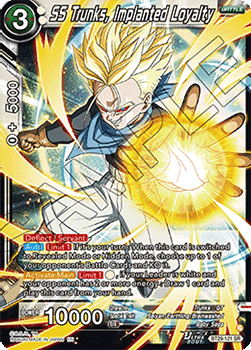 SS Trunks, Implanted Loyalty - Fearsome Rivals (Super Rare) [BT29-121] Main image