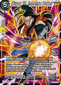 Super 17, Immense Power - Fearsome Rivals (Super Rare) [BT29-136] Hoofdafbeelding