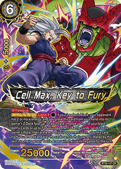 Cell Max, Key to Fury - Fearsome Rivals (Feature Rare) [BT29-147] Main image