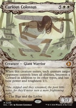 Curious Colossus - Lorwyn Eclipsed: Extras (Mythic) [XECL-298] Hover Image