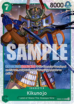 Kikunojo (EB04-012) (V.1) - The Azure Sea's Seven (Super Rare) [OP14-EB04-012] Immagine principale del prodotto