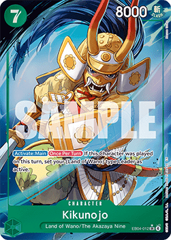 Kikunojo (EB04-012) (V.2) - The Azure Sea's Seven (Alternate Art) [OP14-EB04-012] Imagen principal del producto