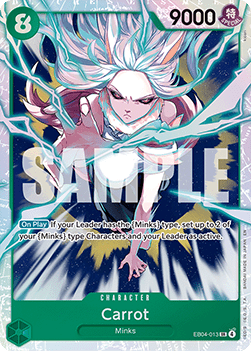 Carrot (EB04-013) (V.1) - The Azure Sea's Seven (Super Rare) [OP14-EB04-013] Immagine principale del prodotto