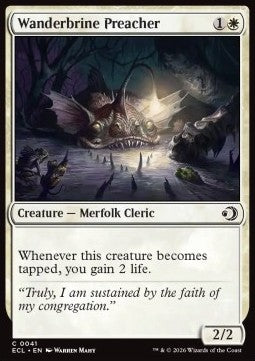 Wanderbrine Preacher - Lorwyn Eclipsed (Common) [ECL-41] Hover Image