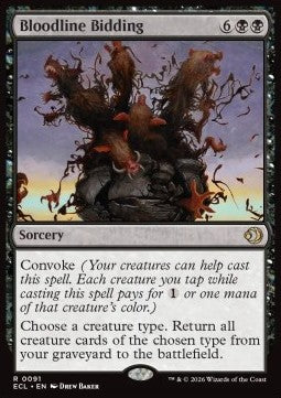 Bloodline Bidding - Lorwyn Eclipsed (Rare) [ECL-91] Immagine principale del prodotto