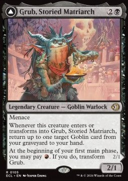 Grub, Storied Matriarch // Grub, Notorious Auntie - Lorwyn Eclipsed (Rare) [ECL-105] Imagen principal del producto