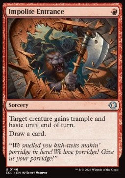 Impolite Entrance - Lorwyn Eclipsed (Uncommon) [ECL-146] Hover Image