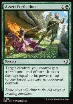 Assert Perfection - Lorwyn Eclipsed (Common) [ECL-164] Hover Image