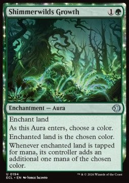 Shimmerwilds Growth - Lorwyn Eclipsed (Uncommon) [ECL-194] Imagen principal del producto