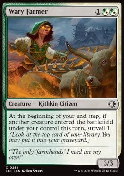 Wary Farmer - Lorwyn Eclipsed (Common) [ECL-251] Hover Image