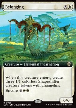Belonging - Commander: Lorwyn Eclipsed: Extras (Rare) [XECC-25] Hover Image