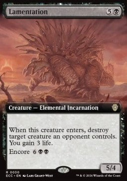 Lamentation - Commander: Lorwyn Eclipsed: Extras (Rare) [XECC-30] Main image