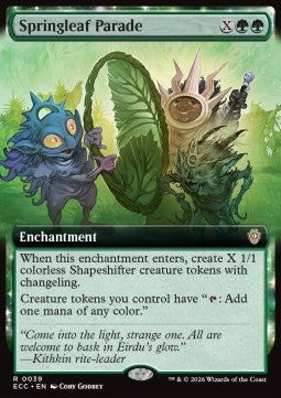 Springleaf Parade - Commander: Lorwyn Eclipsed: Extras (Rare) [XECC-39] Main image