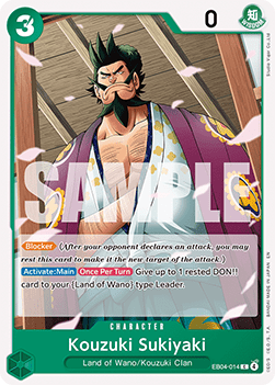 Kozuki Sukiyaki (EB04-014) - The Azure Sea's Seven (Common) [OP14-EB04-014] Hauptbild