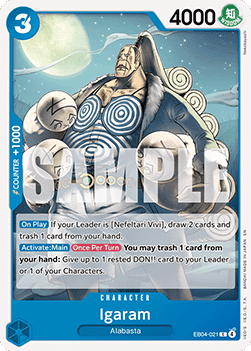 Igaram (EB04-021) - The Azure Sea's Seven (Common) [OP14-EB04-021] Hauptbild