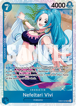 Nefeltari Vivi (EB04-025) (V.1) - The Azure Sea's Seven (Super Rare) [OP14-EB04-025] Hauptbild
