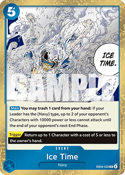 Ice Time (EB04-028) - The Azure Sea's Seven (Rare) [OP14-EB04-028] Main image