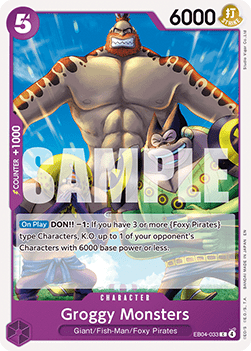 Groggy Monsters (EB04-033) - The Azure Sea's Seven (Common) [OP14-EB04-033] Immagine principale del prodotto