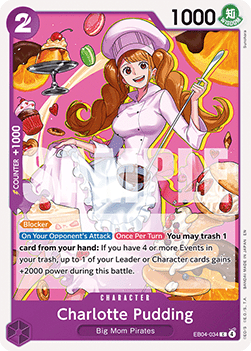 Charlotte Pudding (EB04-034) - The Azure Sea's Seven (Common) [OP14-EB04-034] Hauptbild
