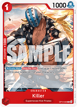 Killer (OP14-005) - The Azure Sea's Seven (Common) [OP14-005] Hauptbild