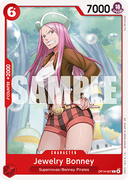 Jewelry Bonney (OP14-007) - The Azure Sea's Seven (Common) [OP14-007] Imagen principal del producto