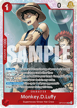 Monkey.D.Luffy (OP14-013) (V.1) - The Azure Sea's Seven (Super Rare) [OP14-013] Hover Image