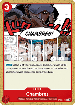 Chambres (OP14-017) - The Azure Sea's Seven (Common) [OP14-017] Immagine principale del prodotto