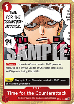 Time for the Counterattack (OP14-018) - The Azure Sea's Seven (Rare) [OP14-018] Hauptbild