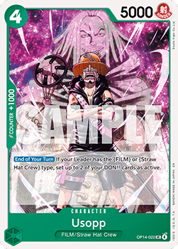 Usopp (OP14-022) - The Azure Sea's Seven (Uncommon) [OP14-022] Hauptbild